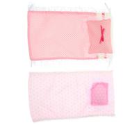 VICASKY Lot de 2 coussins de poupée - Accessoires de couette - Fée - Chaussettes de Noël - Décoration volante - Kit artificiel mignon - Costume de poupée - Miroir cosmétique rotatif Mini