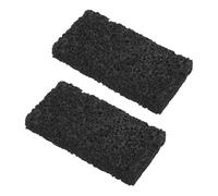 VICASKY Lot de 2 Diffuseurs D'arômes en Pierre de Lave Naturelle Noire 10x5x1,5 Cm Diffuseur D'aromathérapie Portable et Distribution Améliorée pour Maison et Contemplation