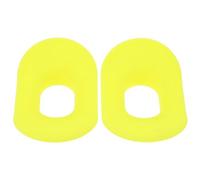 VICASKY Lot de 2 Embouts Buccaux de Plongée en Silicone Jaune Protections Anti-Morsure et Anti-Gel pour Détendeur Standard Confortables et Étanches Accessoires de Remplacement pour