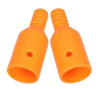 VICASKY Lot de 2 Embouts Filetés Adaptateurs en Plastique pour Manches de Balai Américains, Connecteurs 32 Mm pour Rallonges Télescopiques, Accessoires Remplacement pour Outils