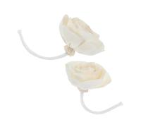 VICASKY Lot de 2 fleurs artificielles avec corde en coton pour parfum d'ambiance - Design pour la maison et le bureau - Beige - Facile d'entretien