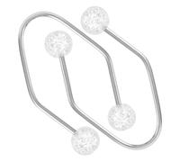 VICASKY Lot de 2 générateurs de fossettes - Appareil d'entraînement à LED pour le visage - Appareil d'entraînement pour la beauté des boutons - Forme du visage - Tonification d'entraînement - En acier