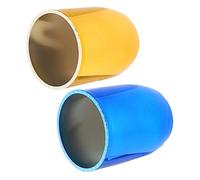 VICASKY Lot de 2 gobelets à dés, boîtes de rangement, pour jeux de hasard, accessoires pour jeux de dés professionnels KTV - En plastique - Bleu