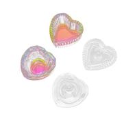 VICASKY Lot de 2 gobelets en cristal pour ongles avec couvercle - Verrerie colorée pour manucure et nail art - Pour mélanger les ongles en acrylique liquide et poudre - Léger et pratique