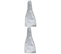 VICASKY Lot de 2 Housses de étanches pour Guitare Basse - Anti-poussière - Contre la poussière - Utile, 2 pièces argentées, 108.6X43.5X12.7CMx2pcs, Porte-Documents