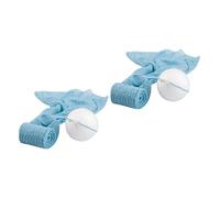 VICASKY Lot de 2 housses en mohair avec robe de tête - Accessoires de photographie créatifs pour nouveau-nés - Pastèque - Bleu - Confortable et respirant - Pour les portraits de bébé et les séances