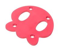 VICASKY Lot de 2 Joints de Protection en Alliage d'Aluminium Rouge pour Skateboard Entretoises Anti-Enfoncement Panda pour Plateau de Longboard Accessoires Résistants pour Street et