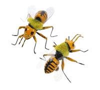 VICASKY Lot de 2 modèles d'abeilles pour Jouets à Insectes ABS réalistes