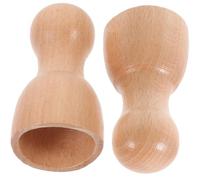 VICASKY Lot De 2 Outils De Massage En Bois Petite Tasse De Massage Multifonction Réutilisable Masseur Musculaire Naturel Pour Détente Corporelle Kit Bien-adultes