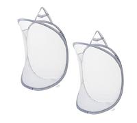 VICASKY Lot De 2 Paniers De Rangement Suspendus Pliables Pour Vêtements En Maille Respirante, Pratiques Et Compacts, Pour Chambre Et Salle De Bain