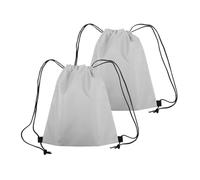 VICASKY Lot de 2 Paquet à Dos Sport Imperméables en Tissu Oxford Cordon de Serrage, Grosse Capacité et Structure Simple, pour Camping et Activités Sportives