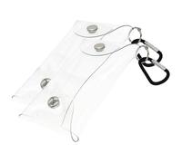 VICASKY Lot de 2 Paquet à Langer Multifonctions Transparents, Pochettes de Rangement Portables Compactes pour Activités D’extérieur, Organisateurs Pratiques pour Clés, Cartes et Petits