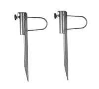 VICASKY Lot de 2 piquets d'ancrage à sable pour parasols - Douilles de sol réglables pour un maintien sûr dans le sable - Pour les plages et le jardin - Design robuste pour la stabilité et la
