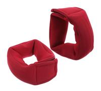 VICASKY Lot de 2 Poids de Cheville Réglables Rouges 1,5 Kg Bracelets Lestés Portables pour Poignets et Chevilles, Poids de Musculation Confortables pour Yoga, Pilates et Marche Sportive