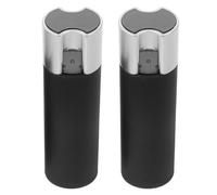 VICASKY Lot de 2 Poids Lestés Noirs pour Cordons de Rideaux et Stores, Pendentifs à Tirette Résistants au Vent, Accessoires Compatibles Stores en Bois et Rouleaux D’ombrage, Fixation