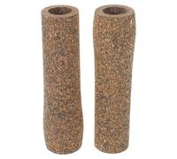 VICASKY Lot de 2 Poignées en Bois Marron pour Canne à Pêche, Antidérapantes et Confortables, Accessoires pour Remplacement DIY et Activités en Plein Air