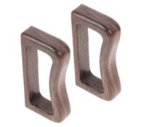 VICASKY Lot de 2 Poignées en Bois pour Tasse à Thé Rustique avec Bords Lisses, Poignée Ergonomique pour Tasse à Thé Séparable, pour Maison et Bureau