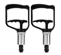 VICASKY Lot de 2 Pompes à Vide Manuelles pour Ventouses Poignée, Outil de Cupping Compact et Léger, Pompe à Ventouses Corporelles pour Thérapie et Massage Santé, Usage Portable et