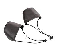 VICASKY Lot de 2 Protège-Talons en Cuir PU Marron Anti-Usure et Confortable pour Chaussures à Talons Hauts Protection Conduite et Usage Automobile Accessoires pour Homme et Femme