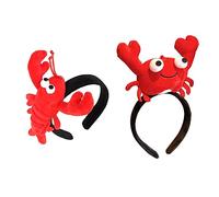 VICASKY Lot De 2 Serrage-têtes De Crabe Et Homard, Accessoires Cheveux Festifs, Taille Unique, Cérémonie Et Fête, Couvre-chef Créatif Pour Adultes Et Garçon Et Filles