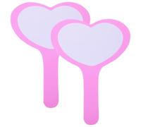 VICASKY Lot de 2 Tableaux de Score Vierges de Cœur 20x28 Cm, Tableaux Blancs Portatifs Effaçables à Sec, Tableau de Vote Réutilisable pour Arbitres et Compétitions Sportives