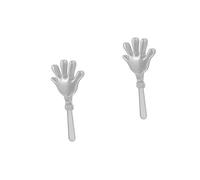 VICASKY Lot de 2 tapettes amusantes avec des mains pleasure lors d'événements sportifs, de bal de fin d'année, cadeaux de football, de jubilation