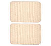 VICASKY Lot de 2 Tapis Absorbants Lavables en Coton, 30x45 Cm, Alèses Imperméables pour Chiots et Bébés, Tapis D’Apprentissage Propreté pour Animaux, Usage Intérieur et Voyage