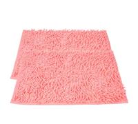 VICASKY Lot de 2 Tapis de Couchage Chaud et Souple pour Petits Animaux, Doublure de Cage pour Hamster 40x60 Cm, Coussin Respirant Rose Adapté Lapin, Cobaye et Chinchilla Hiver