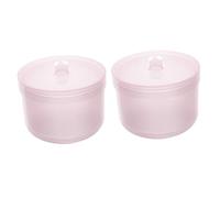 VICASKY Lot de 2 tasses de pour outils d' - Gobelets de résistants aux températures élevées avec couche de drainage pour le bricolage du nail art à la maison et au