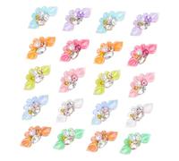 VICASKY Lot De 20 Breloques Nail Art Fleurs 3d Résine Strass Perles Décoration Ongles Fournitures Nail Art Accessoires Pour Manucure Fête Usage Diy