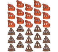 VICASKY Lot de 20 Faux Caca Réalistes Accessoires Délicats Jouets De Farces Pratiques Simulés pour Les Farces du 1Er Avril