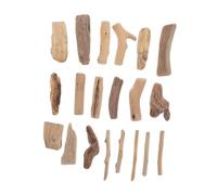 VICASKY Lot de 20 Morceaux de Bois Flotté Naturel Poli 3-20 CM Décor Intérieur et Aquarium Bois pour Terrarium et Sculpture Décoration Rustique Polyvalente