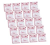 VICASKY Lot de 20 Serviettes en Papier de Cœur Impression Love, Douces et Résistantes en Pâte de Bois, Absorption pour Mariage, Saint-valentin, Fête Romantique et Décoration Table