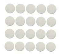VICASKY Lot de 20 tampons en loofah pour le visage - Lingettes de nettoyage du visage - Éponge luffa - Pour femme - Accessoire pour le visage - Jaune