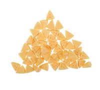 VICASKY Lot de 200 pièces d'imitation fromage - Accessoires pour maison de poupée - En résine - Modèle de fromage - Moules à fromage simulés - Album de collection - Charme de fromage simulé