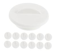 VICASKY Lot de 24 Bouchons Hydroponiques D’intérieur Blancs Capuchons D’espacement Ronds 3,8 Cm Système de Culture Hydroponique Couvercles de Trou pour Jardinière Accessoires