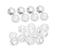 VICASKY Lot de 24 Butées Transparentes pour Chaîne à Perles, Accessoires pour Stores Verticaux et Persiennes, Fixation Réglable pour Rideaux, Pièces de Rechange Solide et Discrètes