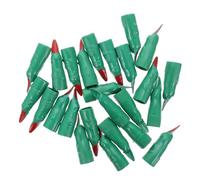 VICASKY Lot de 24 faux ongles d'Halloween - Sorcières - Décoration de fête d'Halloween - Articles de farces - Décoration d'Halloween - Outils à peindre - Pour cosplay - Plastique