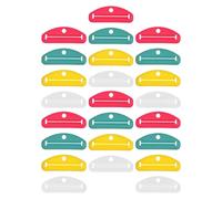 VICASKY Lot de 24 Presse-tubes Manuel en Plastique, Presse-tube de Dentifrice et Cosmétiques, 4 Couleurs, Compact Salle de Bain et Voyage, Outil Pratique pour Tubes Souples