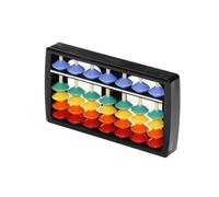 VICASKY Lot de 3 Abaques Arithmétiques pour Garçon et Filles, Boulier en Plastique Coloré à 5 Perles, Outil de Calcul Portable Éducatif, Léger et Adapté à L’Initiation aux Mathématiques,