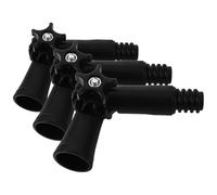 VICASKY Lot de 3 Adaptateurs Filetés Universels pour Rallonges de Manche de Balai, Charnières Articulées Réglables, Compatibles Brosses de Nettoyage D’angles et Accessoires pour Perches