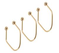 VICASKY Lot de 3 Appareils en Acier Inoxydable pour Former des Creux Naturels du Visage, Outil D'exercice Facial pour Femmes, Modèle Compact Doré, Entraînement Musculaire du Visage