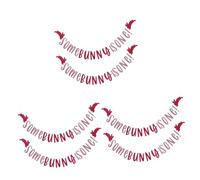 VICASKY Lot de 3 ballons de décoration de Pâques de style latte Ballons Décorations de Pâques pour l'extérieur Jeux de Pâques Joyeuses Bannières de Pâques Guirlande de fanions pour la fête de Pâques