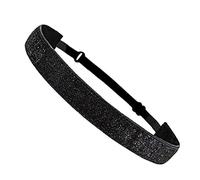 VICASKY Lot De 3 Bandeaux Élastiques Pour Femmes Taille Unique Anti-dérapants Yoga Sport En Rouge Vert Et Noir Activités