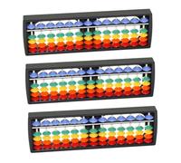VICASKY Lot de 3 bouliers spéciaux pour enfants - Boulier à perles - Cadeau de rentrée scolaire - Zabawki stymulujące rozwój Abacus - Outil de calcul portable - Boulier arithmétique