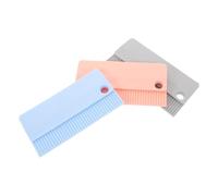 VICASKY Lot de 3 Brosses Enlève-poils D'animaux Double Face en Caoutchouc Souple, Brosse Anti-peluches pour Canapé, Tapis et Vêtements, Outil Réutilisable pour Maison, Voiture et