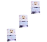 VICASKY Lot De 3 Débarbouillettes De Bain En Coton Doux Pour Garçons Et Filles Légères Pratiques Et Adaptées À La Famille Design Dessin Animé