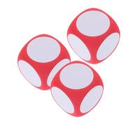 VICASKY Lot De 3 Dés Effaçables À Sec : Grands Dés en Mousse pour L'écriture - Dés Vierges Effaçables À Sec pour l'enseignement en Classe, Les Jeux en Famille Et Les Projets De