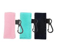 VICASKY Lot De 3 Étuis Porte-Gloss À Lèvres Porte-Clés Sac À Rouge À Lèvres Porte-Clés Porte-Gloss À Lèvres Tricoté Sac À Gloss À Lèvres Tricoté Porte-Clés Porte- À Lèvres