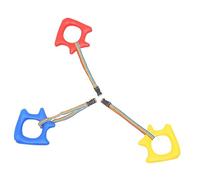 VICASKY Lot de 3 laisses de poignet anti-perte en corde pour les tout-petits - Harnais pour bébé - Sécurité de marche - Laisse pour bébé - Harnais pour enfant - de porte